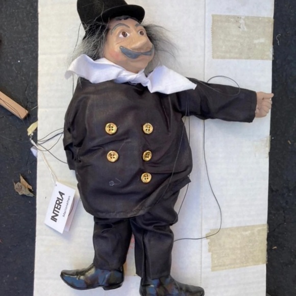 Nib - vintage Mr.schlot marionette puppet from Germany by InteriA - Picture 3 of 12